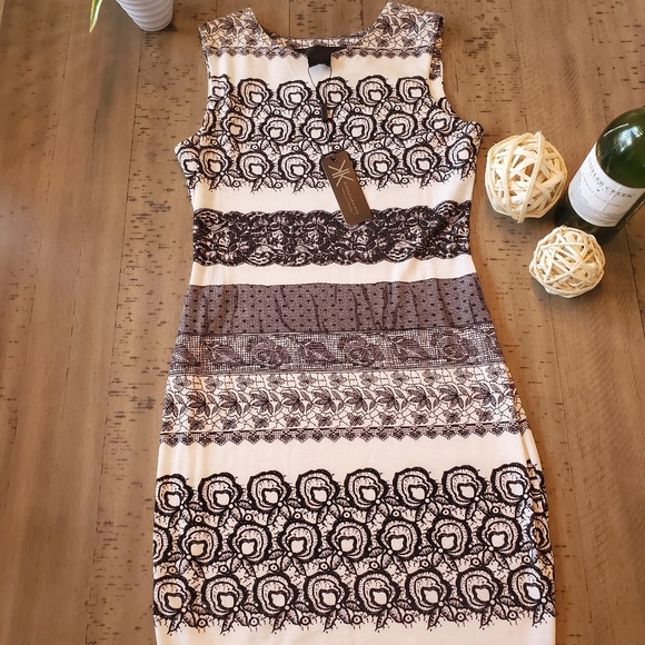 NWT Kardashian kollection womens midi dress - Picture 1 of 2